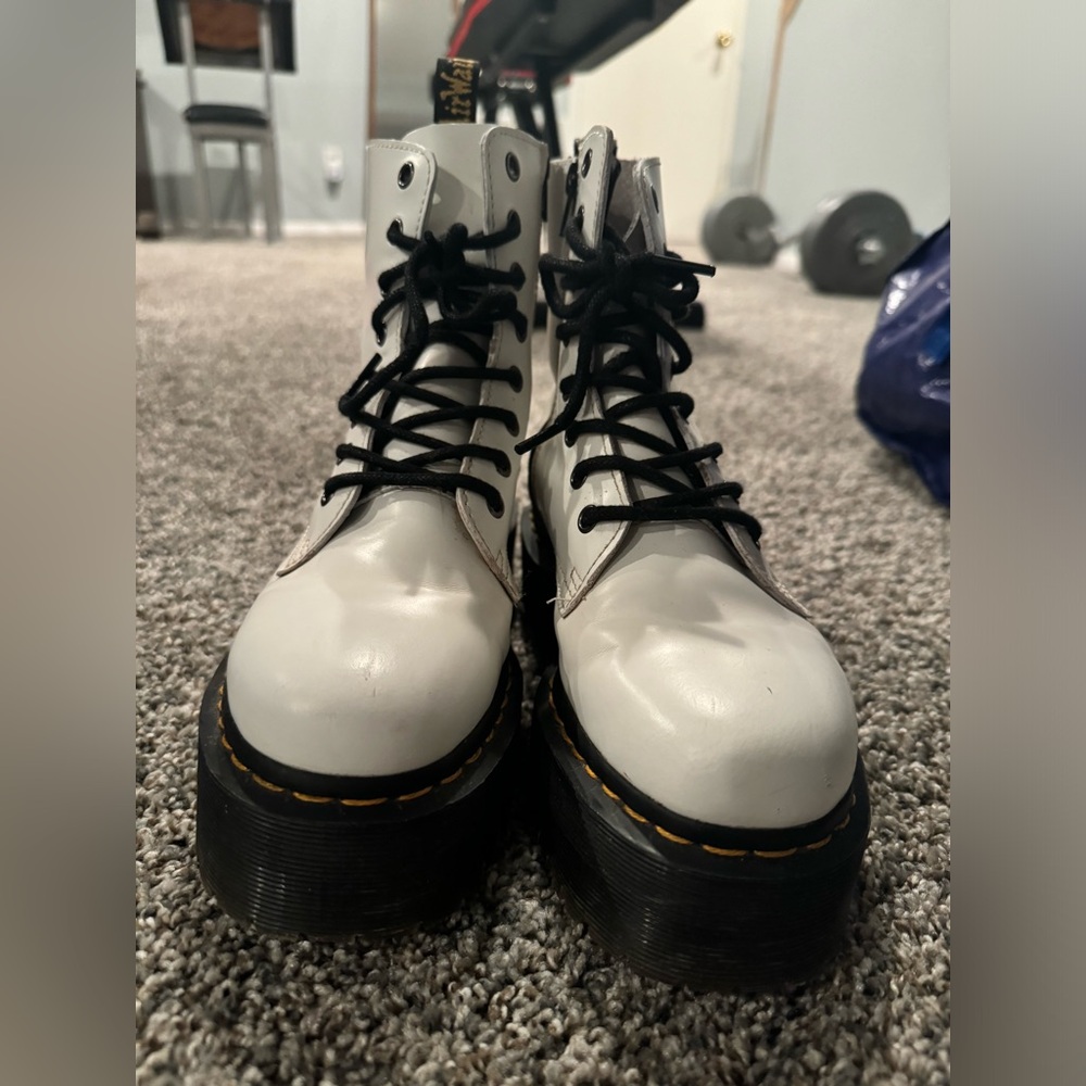 JADON BOOT SMOOTH LEATHER PLATFORMS - Picture 8 of 11